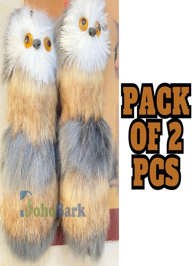 BohoBark cat & Dog Toys mice Toys Interactive Toys for Dogs Pack of 2 (Brown, Fur Toys) - Image 5